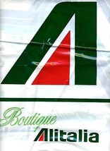 A Boutique ALITALIA Plastic Shopping Bag Alitalia Airlines Italy  - £15.58 GBP