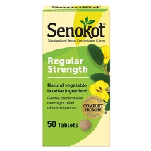 Senokot Regular Strength Tablets Natural Vegetable Laxative Ingredient, ... - $11.78