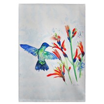 Betsy Drake H Bird and Fire Plant Guest Towel - £27.23 GBP