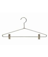 ClosetHangerFactory 17&quot; Metal Combination Hanger w/Clips [ Pack of 25 ] - $1,117.47 MXN