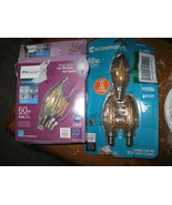 LOT 4 Philips 60W Replacement 5.5W LED daylight Light Chandler Dimmable E12 - $18.99