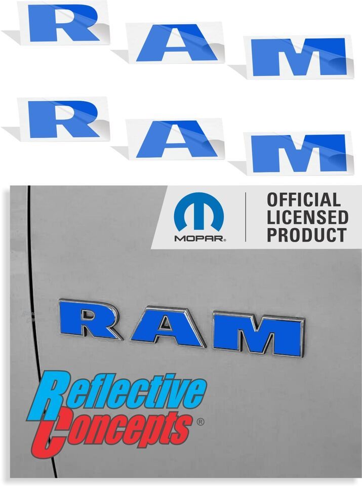 2008-2010 Dodge Ram Door Badge Overlay Decals