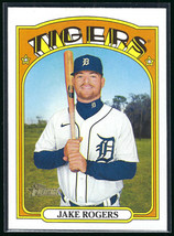 2021 Topps Heritage High Number #685 Jake Rogers Detroit Tigers - £1.23 GBP