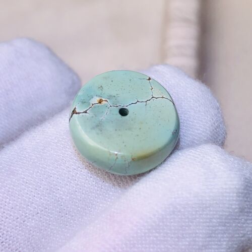 Primary image for Natural Turquoise pendant donut Harmony Gemstone DIY 15.5mm