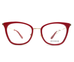 Guess Eyeglasses Frames GU2706 068 Red Gold Cat Eye Full Rim 50-17-140 - £59.27 GBP