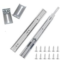 10 Inch Ball Bearing Slide Pair with 2 Brackets, Full Extension Soft Clo... - $27.65+