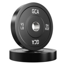 GCA Pro Rubber Olympic Bumper Plate, 5 to 55 lb Sizes - $29.99+