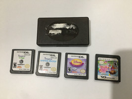 DS Game Lot With Case (Imagine: Animal Doc., Imagine: Babyz, Dora, Disney) - $14.01