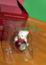 Carlton Cards Heirloom Purr-Fect Holiday 2002 Kitten Christmas Holiday Ornament - £10.27 GBP