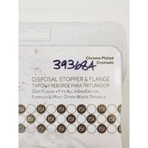 Signature Hardware 393684 Garbage Disposer Flange &amp; Stopper - Polished C... - $525.91 MXN