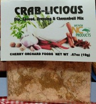 Crab-licious Dip Mix (2 mixes) makes dips, spreads cheese balls &amp;salad d... - £9.86 GBP