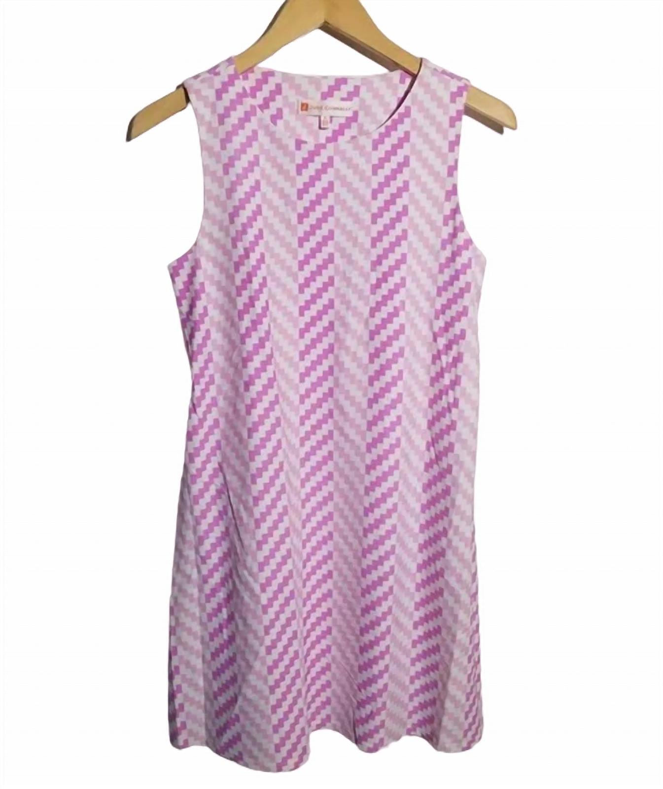Jude Connally melody dress in BLOCKS BEGONIA