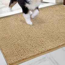 Doormat Indoor Entrance, 48X30, Highly Absorbent Chenille Large Muddy Dog Wa - £32.42 GBP