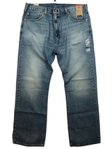 Levi&#39;s 517 Bootcut Jeans Slim Fit Medium Wash Blue Jeans Men&#39;s Size 42x3... - $29.39