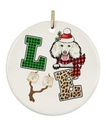 hdhshop24 Poodle Dog Love Christmas Ornament Gift Pine Tree Decor Hangin... - £15.51 GBP