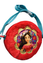 Disney Elena of Avalor Red Plush Crossbody Bag Purse Clutch Pocketbook C... - £11.92 GBP