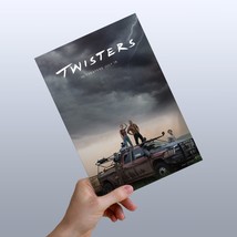 TWISTERS movie poster Glen Powell 2024 Film Poster Wall Art Room Decor Gift - £8.98 GBP+