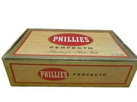 Vintage Phillies Perfecto Empty Cigar Storage Box For Your Collection - £19.94 GBP