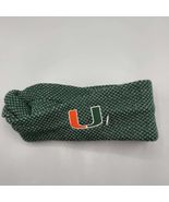 Miami Hurricanes Headband Women Green Adidas NCAA New Adult - €11,03 EUR