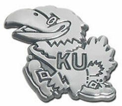 Kansas Jayhawks Ku 2.75 X3 Emblem Adhesive Medallion - £29.88 GBP