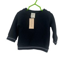 First Impressions Black Quilted Sweatshirt 18 Month New - $11.65