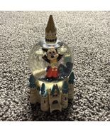 Disney Parks Mickey Mouse Castle Magic Kingdom Mini Snow Globe Snowglobe... - $18.17 CAD