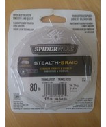 Spiderwire Spider Strength 80lb Translucent 125yd Fishing-BRAND NEW-SHIP... - £35.41 GBP