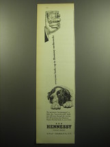1957 Hennessy Cognac Ad - Everyone looks up to Hennessy on-the-rocks - $18.49