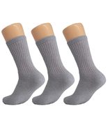 AWS/American Made Cotton Crew Athletic Socks for Women Smooth Toe Seam S... - £7.63 GBP