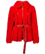 NWT Sies Marjan Lipstick Red Harlyn Merino Angora Jacket SZ 4 US Retail ... - £1,869.42 GBP