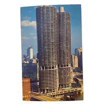 Postcard Chicago River Chicago Illinois Skyscrapers Chrome Unposted - £3.64 GBP