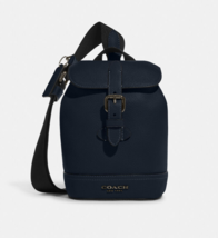 COACH Hudson Small Pack Leather Backpack ~NWT~ CB929 Navy - £152.20 GBP