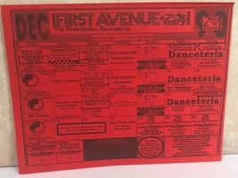 First Avenue Minneapolis Nightclub Soul Asylum Monthly Calendar December... - $16.42