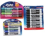 Seventeen (17) EXPO ~ Dry Erase Markers ~ Chisel Tips ~ Low Odor ~ Multi... - $32.73