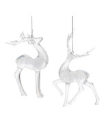 Clear Bubbled Deer Ornament (Set of 6) - €47,89 EUR