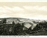 Vtg Postcard Bird&#39;s-Eye View Sanitary Train Quarters Camp Devens Ayer MA... - $15.79