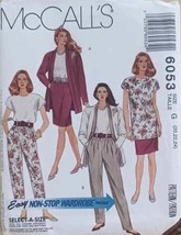 McCall&#39;s Sewing Pattern 6053 Cardigan Top Skirt Pants Misses Size 20-24 - £7.16 GBP