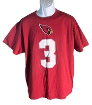 Nfl Team Apparel Short Sleeve Arizona Cardinals #3 Palmer Shirt Red Xl - £8.54 GBP