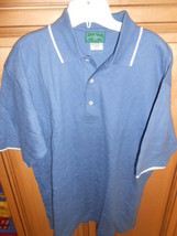 Outer Banks Mens Polo Golf Collared Shirt Wedgwood Blue Small Golf - £3.49 GBP