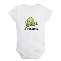 Foraging Funny Bodysuit Baby Animal Lizard Romper Infant Kids Jumpsuit Outfits - £7.91 GBP+