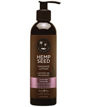 Earthly Body Hemp Seed Massage Lotion - 8 Oz Lavender - £15.94 GBP