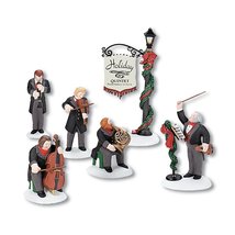 Department 56 Dickens&#39; Village Holiday Quintet Accessory Figurine (Set o... - $95.99