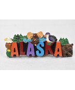 Vintage Refrigerator 3D Magnet Alaska Animals - $31.12 CAD