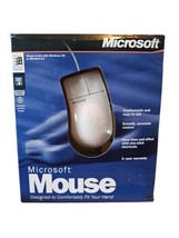 VINTAGE Microsoft Windows 95/3.1 PC Computer Mouse Rare NEW Open Box - £29.39 GBP