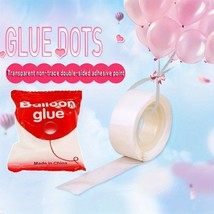 Balloon Glue 1Pc Double-Sided Traceless, Wall-Friendly Adhesive For Anniversary - £25.00 GBP