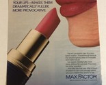 1989 Max Factor New Definition Lip Color Vintage Print Ad Advertisement ... - £7.05 GBP
