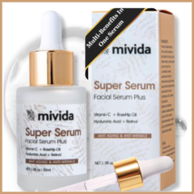 Hyaluronic Acid Retinol Face Serum Vitamin C Wrinkle Remove Dark Spot An... - $226.83 MXN