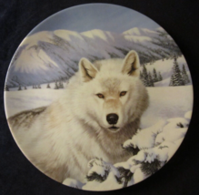 Arctic Wolf Collector Plate Thomas Hirata Timber Ghost Wild Spirits Wildlife - £23.69 GBP