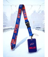 NewBuffalo Bills NFL Lanyard and Holder for ID Badge - £5.38 GBP