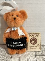 2006 Boyds Bears Hershey Mini Bear “Happy Halloween” Ornament Head Bean - £29.40 GBP